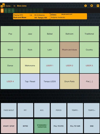 Metrodrummer metronome screenshot 1
