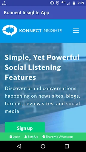 Konnect Insights App