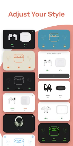 MaterialPods: AirPods battery screenshot 1