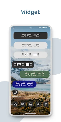 MaterialPods: AirPods battery screenshot 3
