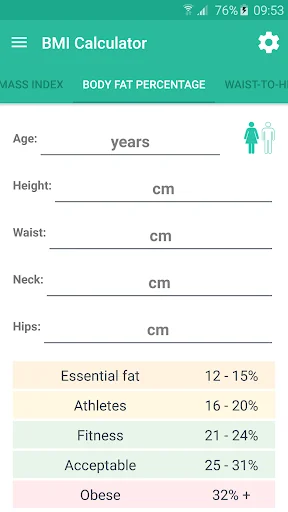 BMI Calculator - Weight Loss screenshot 3