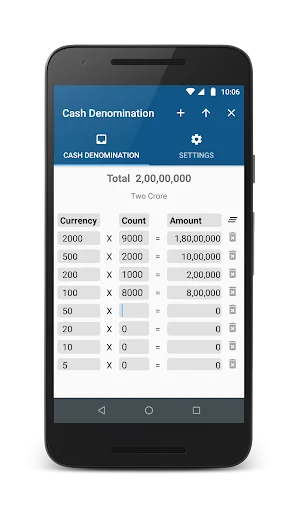 Cash Denomination