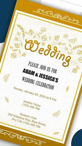 Invitation Card Maker: Ecards screenshot 1