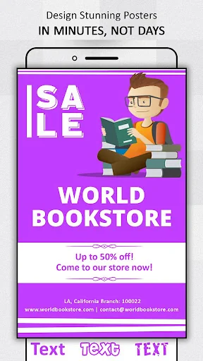Poster Maker Flyer Banner Cove screenshot 3