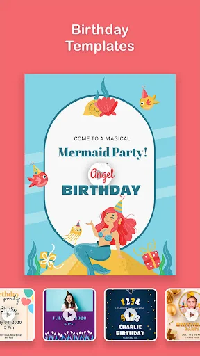 Video Invitation Maker PartyZa screenshot 4
