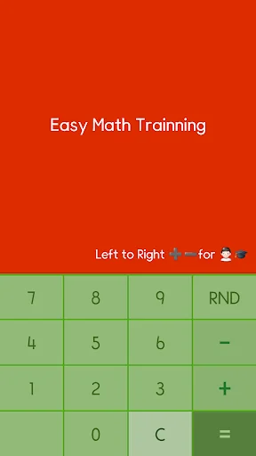 Easy Math Trainer - only +-