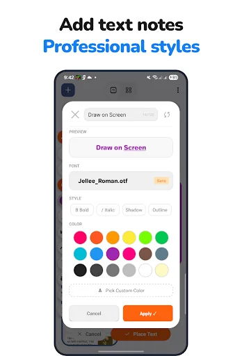 Draw anywhere on Screen AZDraw screenshot 1