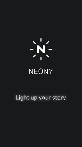 NEONY - neon sign text on pic