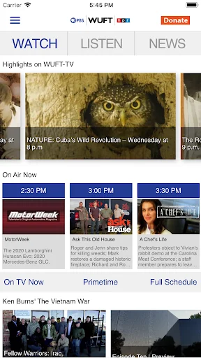 WUFT Public Media App screenshot 2