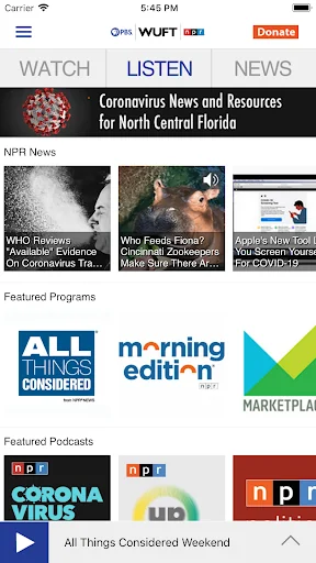 WUFT Public Media App screenshot 4