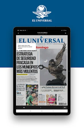 El Universal Edición Digital screenshot 2