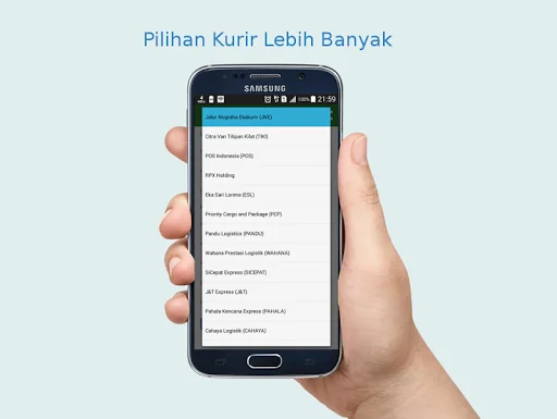 Cek Ongkir JNE, TIKI, POS  (Al screenshot 2