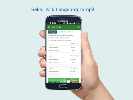 Cek Ongkir JNE, TIKI, POS  (Al screenshot 3