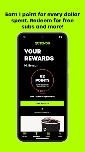 Quiznos Toasty Points screenshot 2