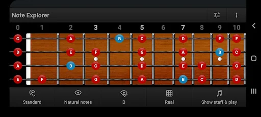 Bass Guitar Note Trainer