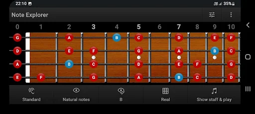 Bass Guitar Note Trainer Demo