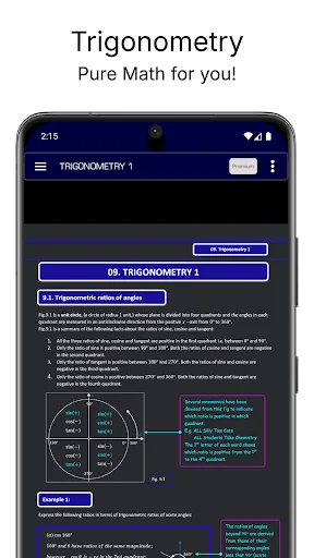 Trigonometry-1 Notes and Quiz