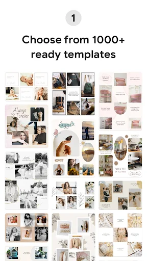 Grid layout for Instagram feed screenshot 1