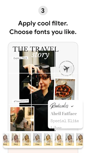 Grid layout for Instagram feed screenshot 3