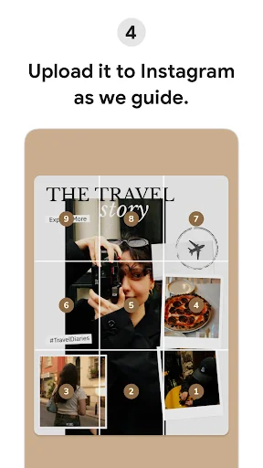 Grid layout for Instagram feed screenshot 4
