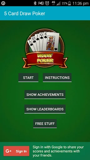 Five Card Draw Poker screenshot 1