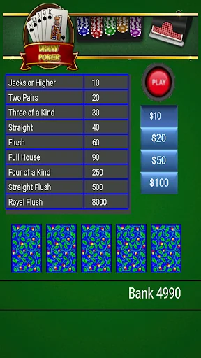 Five Card Draw Poker screenshot 3