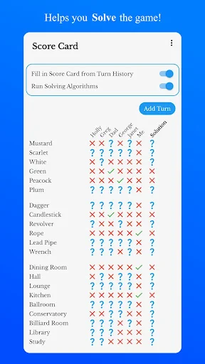 Clue Solver