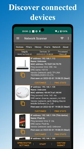Network Scanner and WiFi Scan