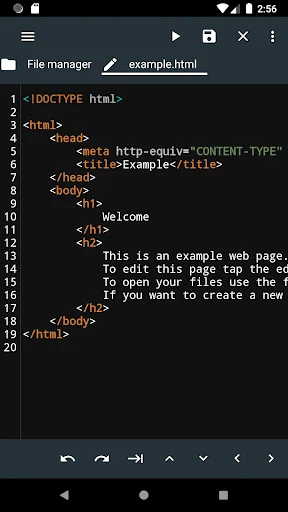 Html Editor screenshot 1
