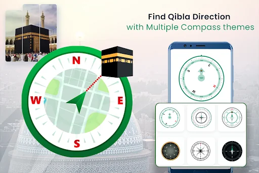 Qibla Direction - Qibla Finder screenshot 1