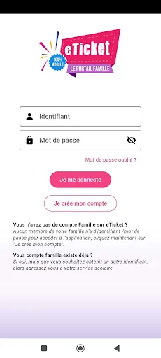 eTicket Famille