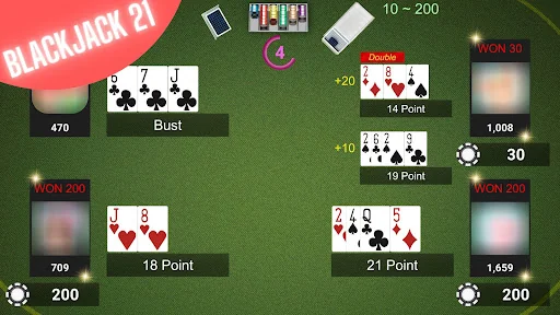 Classic 21 BlackJack screenshot 2