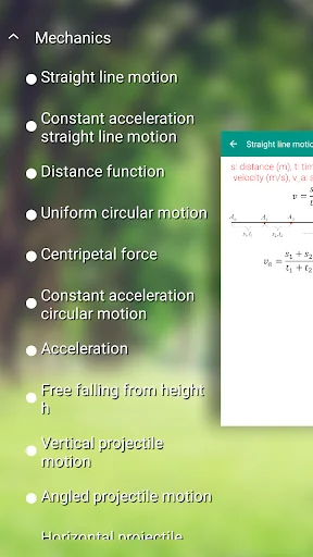 Physics Formulas