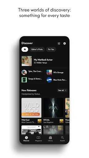 Qobuz: Music & Editorial screenshot 1