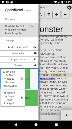 SpeedRead, Spritz Reading screenshot 2
