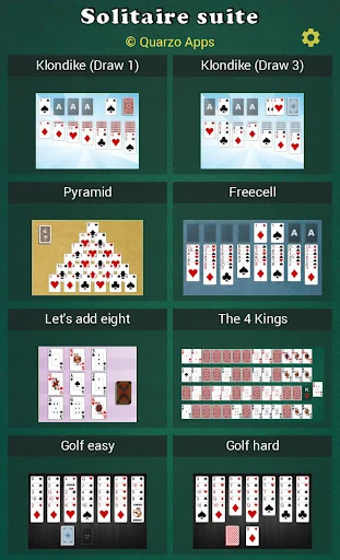 Solitaire suite - 25 in 1 screenshot 1