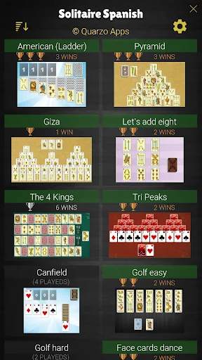 Solitaire Spanish pack
