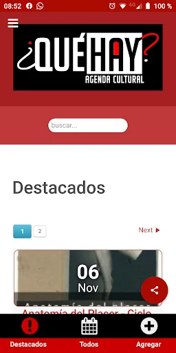 Que Hay - agenda cultural