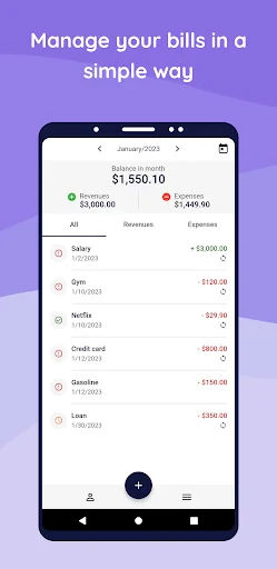 My Expenses screenshot 1
