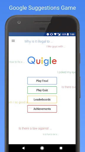 Quigle - Google Feud + Quiz screenshot 1