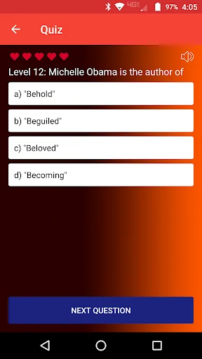 Black History Quiz screenshot 1