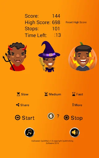 Halloween Match QuikMoji Game