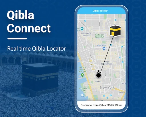 Qibla Connect: Qibla Direction screenshot 1