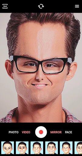 Face Warp: Funny Mirrors screenshot 2