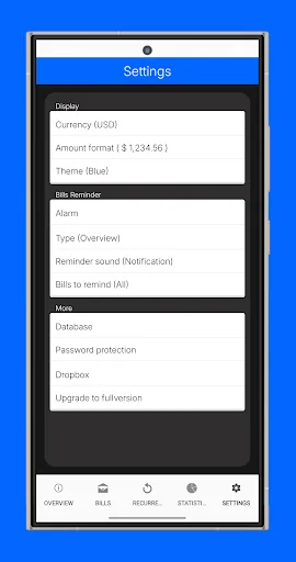 myBills lite - Bills Manager screenshot 4