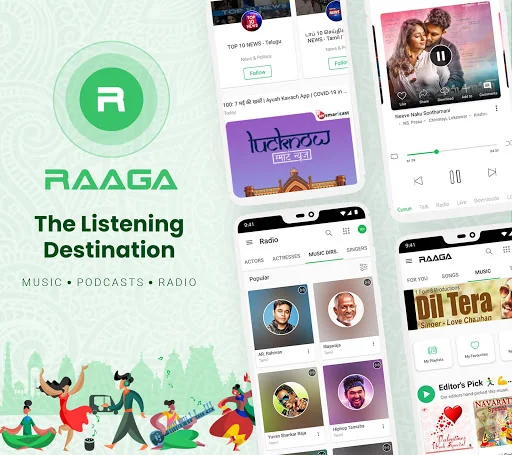 Raaga Hindi Tamil Telugu Songs screenshot 3