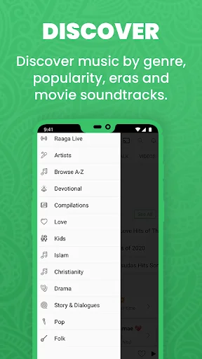 Raaga Hindi Tamil Telugu Songs screenshot 4