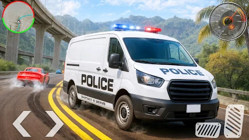 Police Car Game - Police Van