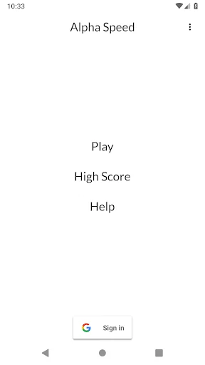Alpha Speed - Typing Game