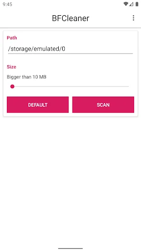 Big File Cleaner
